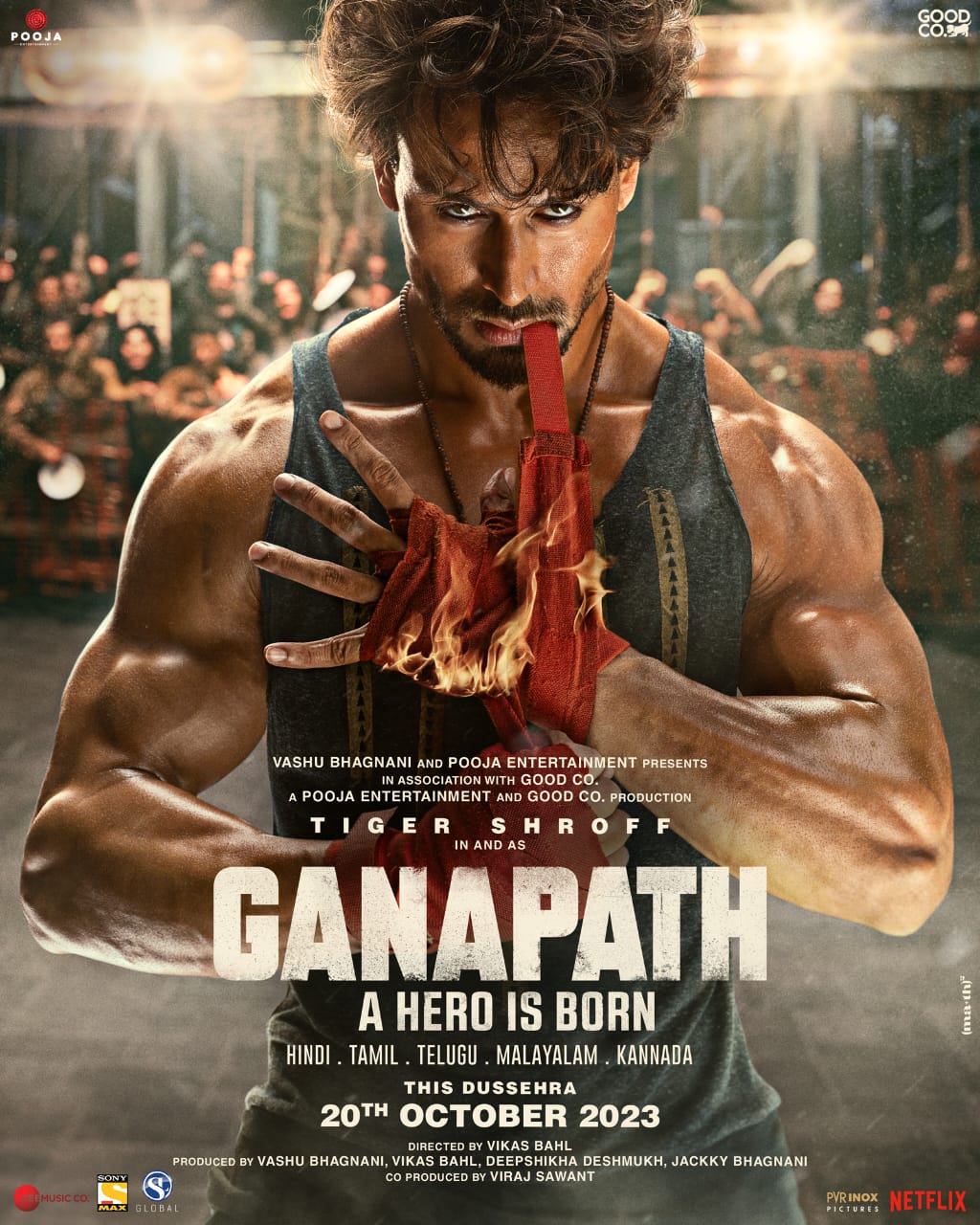 गणपथ की टीम गेटी गैलेक्सी सिनेमा के पहले प्री-रिलीज़ इवेंट में फैन्स और मीडिया के साथ एक्शन प्रोमो लॉन्च करेगी! 32838