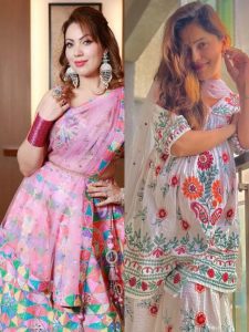 टीवी अभिनेत्रियों का स्पेशल गरबा लुक