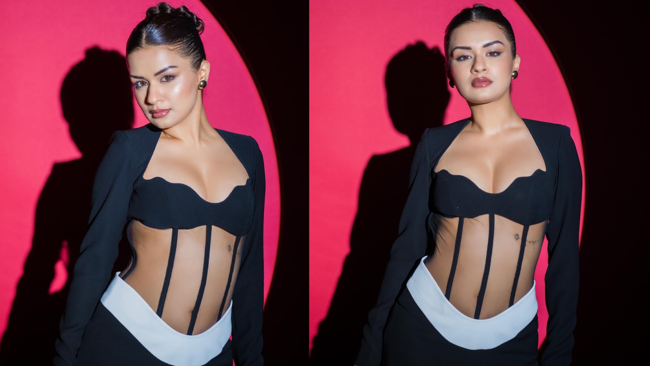 जालीदार ड्रेस और चमकदार होंठों से सभी को मोहित कर रही है अवनीत कौर