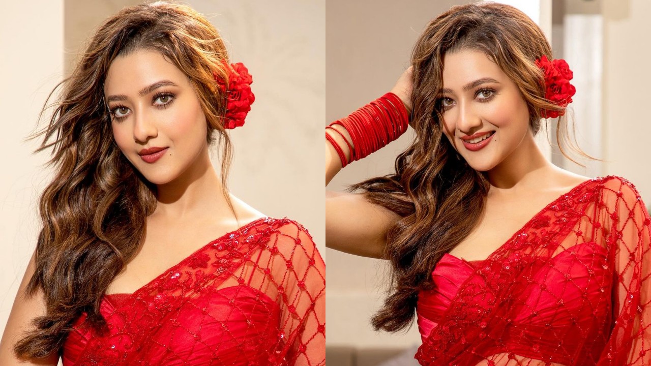 शीर साड़ी में Anupama फेम मदालसा शर्मा का दिखा बवाल लुक, तस्वीरो पर टिकी निगाहें