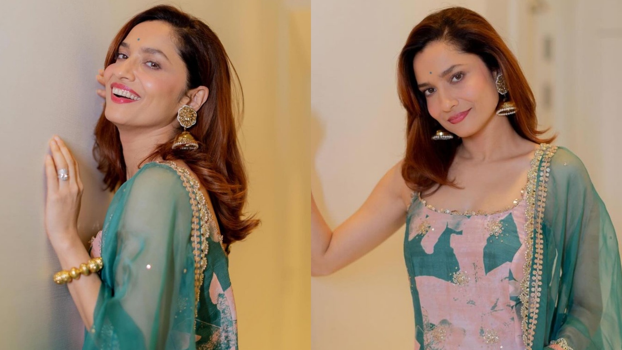 बिग बॉस फेम अंकिता लोखंडे ने लगाया हुस्न का तड़का, शरारा ड्रेस में दिखी गजब कि खूबसूरती