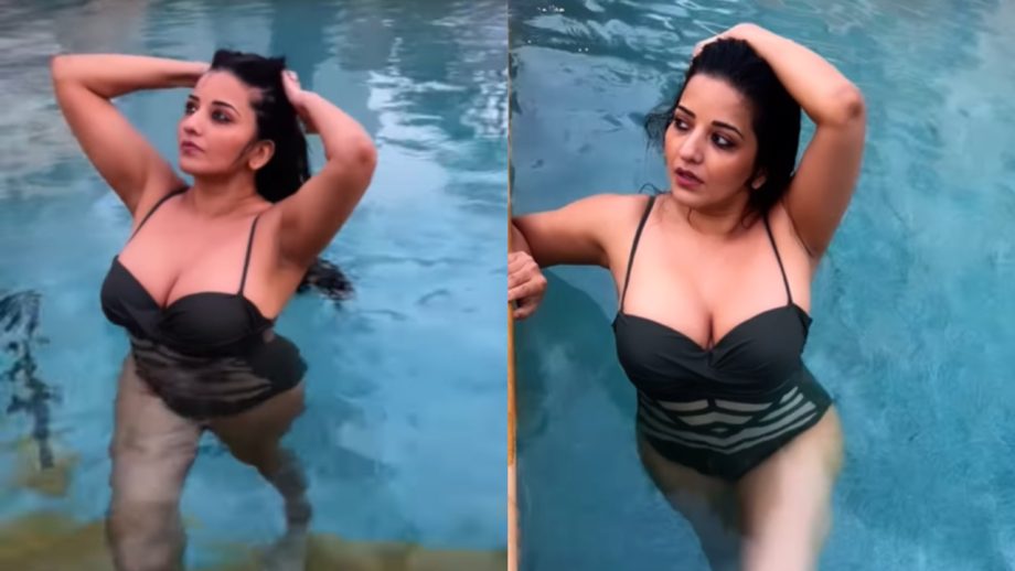 मोनालिसा के सुपर हॉट लुक से फैंस के छूटे पसीने, जाड़े में महुसुस हुई गर्मी