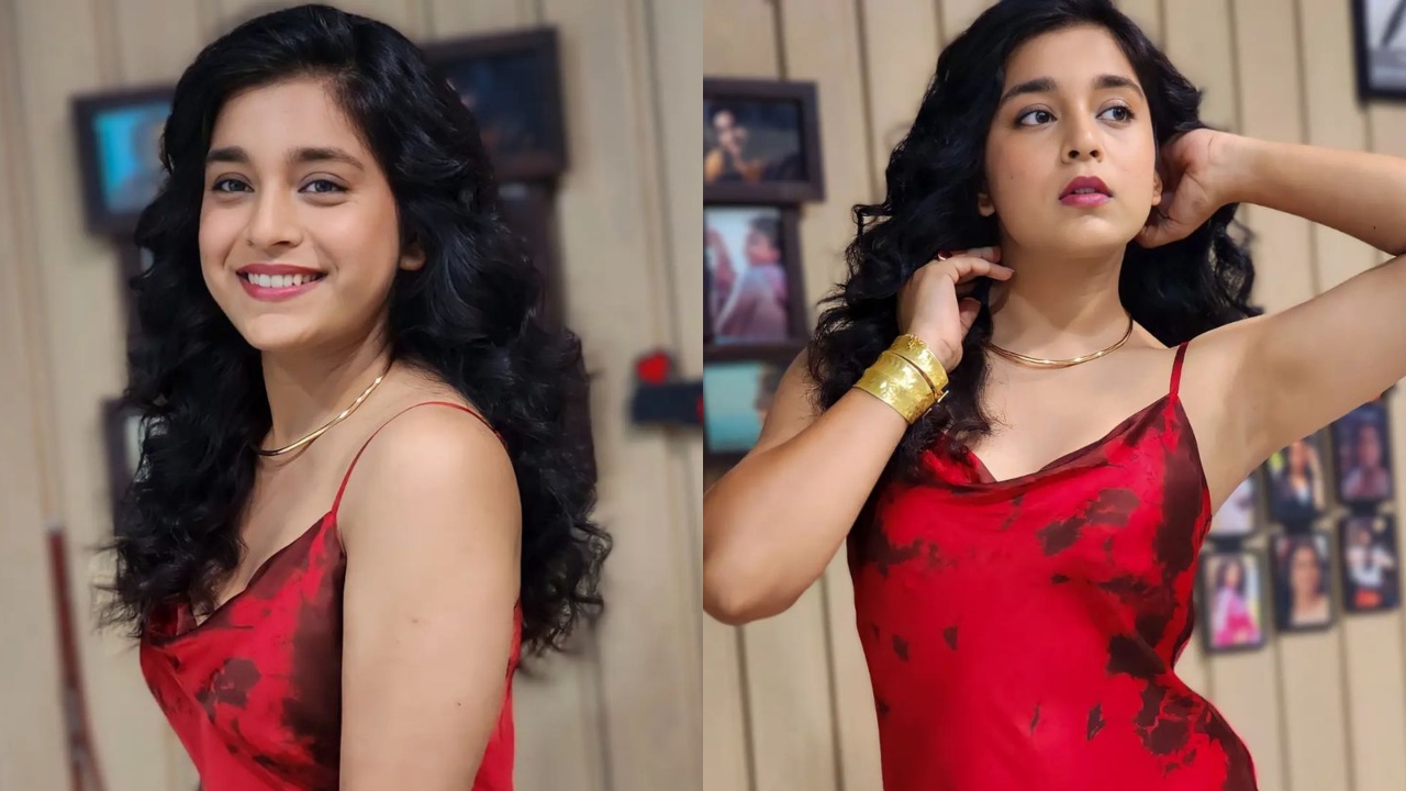 सैटिन ड्रेस में छलका सुम्बुल तौकीर खान का ग्लैमर, देखे हसीन अवतार