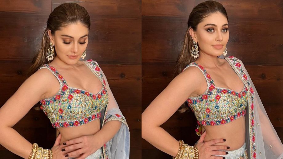 कांटा लगा गर्ल शेफाली जरीवाला ने स्टाइलिश लहंगे से सभी को किया हैरान, देखे हसीन तस्वीरे