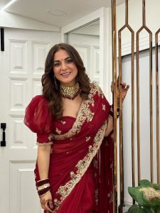 श्रद्धा आर्या ने अपनी शीर लाल साड़ी से लोगों को किया इंप्रेस, इस स्टाइल की बदौलत आप भी दिख सकती हैं सबसे क्यूट