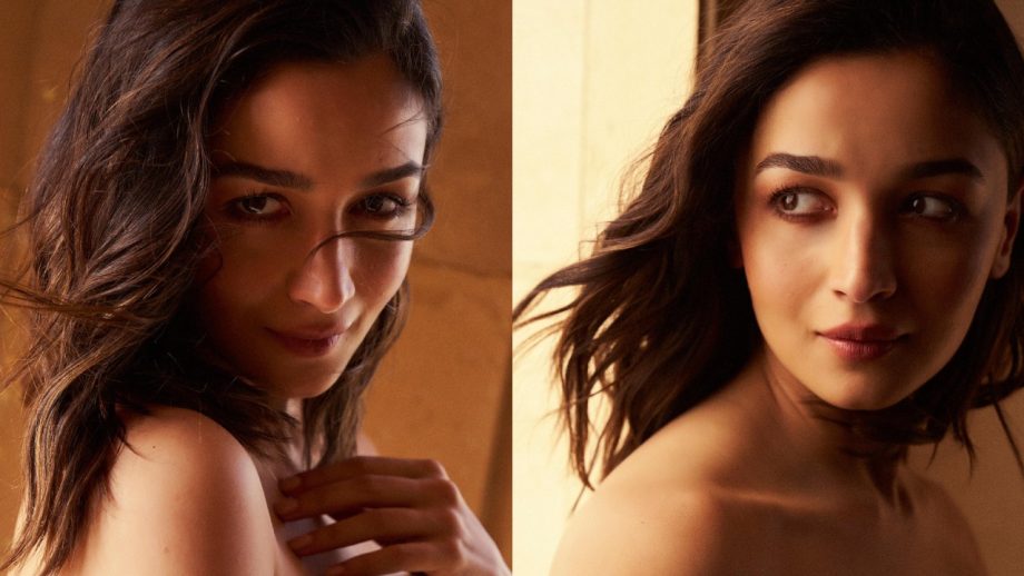 आलिया भट्ट ने बेहद निराले तरीके से अपने बदन पर सजाया बेज एम्बेलिश्ड गाउन, देखे खास झलक