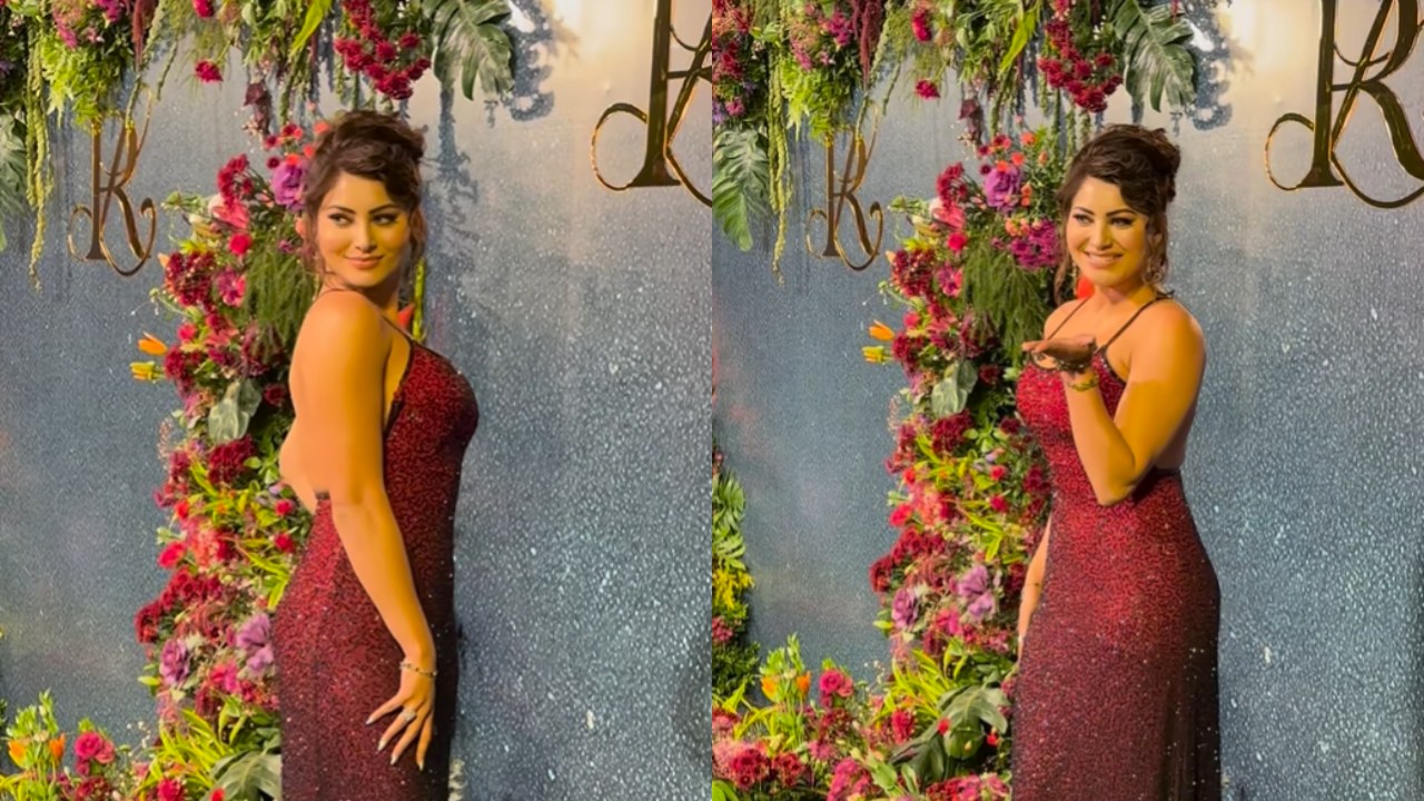 ग्लिटरी गाउन में दिखा उर्वशी रौतेला का हसीन अंदाज, देखे हसीन लुक