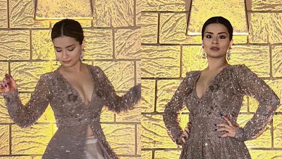 ब्रॉन्ज अनारकली लहंगे में अवनीत कौर ने बिखेरा ग्लैमर, देखे खूबसूरत अवतार