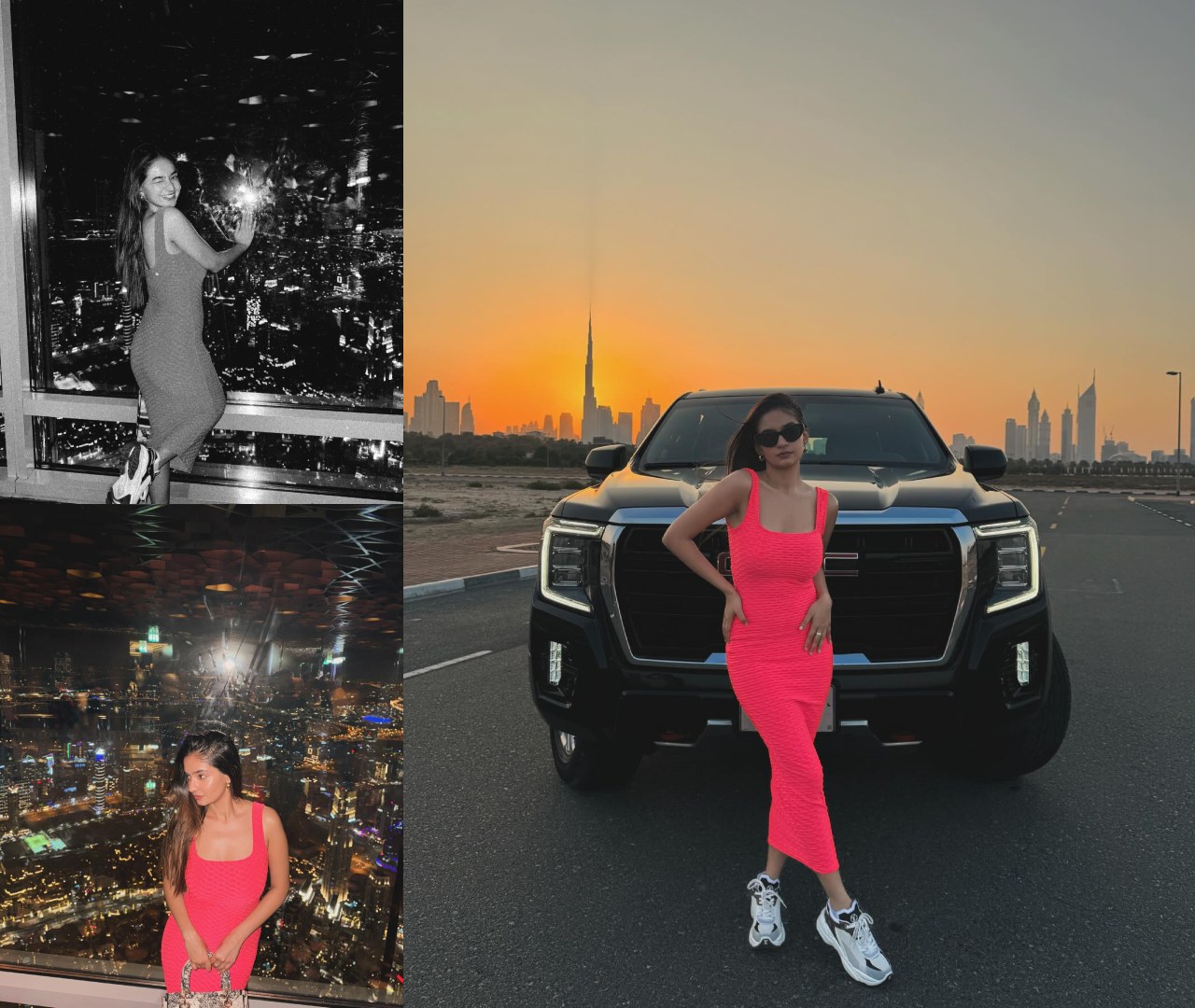 दुबई में आलीशान छुट्टियां मना रही है अनुष्का सेन, गुलाबी बॉडीकॉन ड्रेस में दिखाया हुस्न 38499
