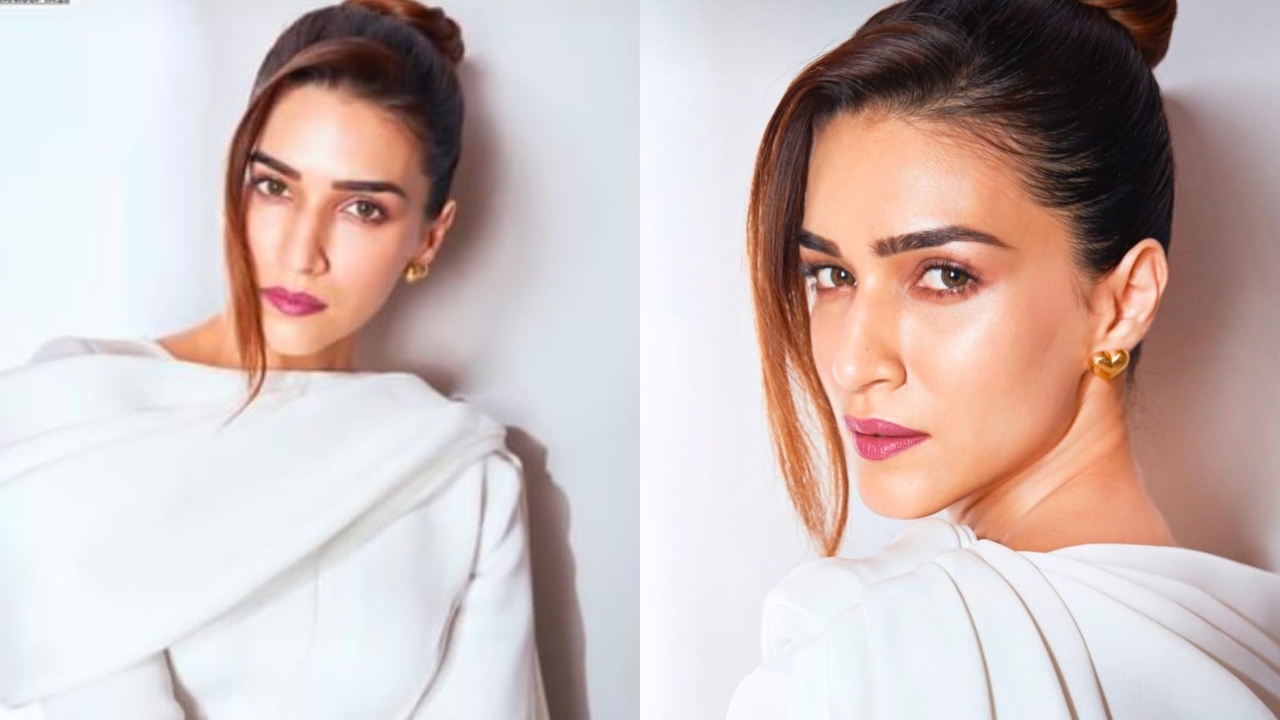 व्हाइट क्लासिक अवतार के साथ कृति सेनन ने शेयर की हसीन अदाएं