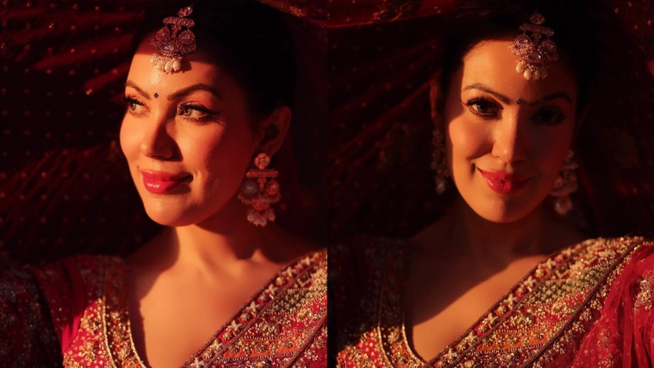 तारक मेहता की बबीता जी उर्फ मुनमुन दत्ता ने चुनरी ओढ़ कर चुराया दिल