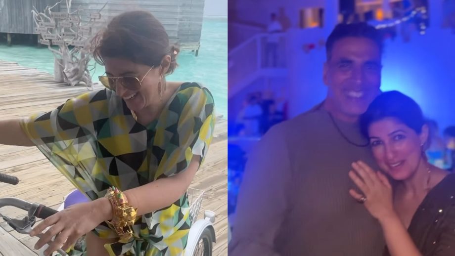 मालदीव में पत्नी ट्विंकल खन्ना संग अक्षय कुमार ने की खूब मस्ती, वीडियो हुए वायरल