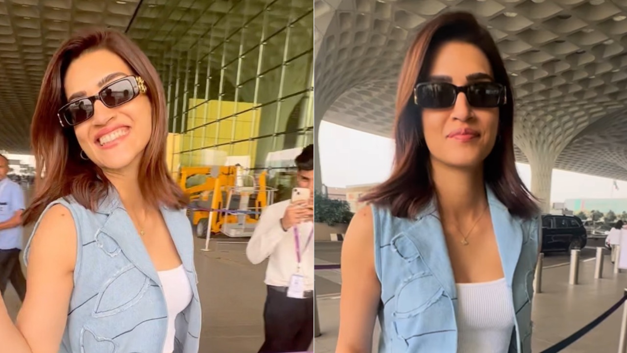 कृति सेनन ने अपने एयरपोर्ट लुक से सभी को बनाया दीवाना, देखे सबूत
