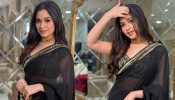 जन्नत जुबैर ने काली साड़ी में दिया कातिलाना पोज, देखें हसीन अवतार
