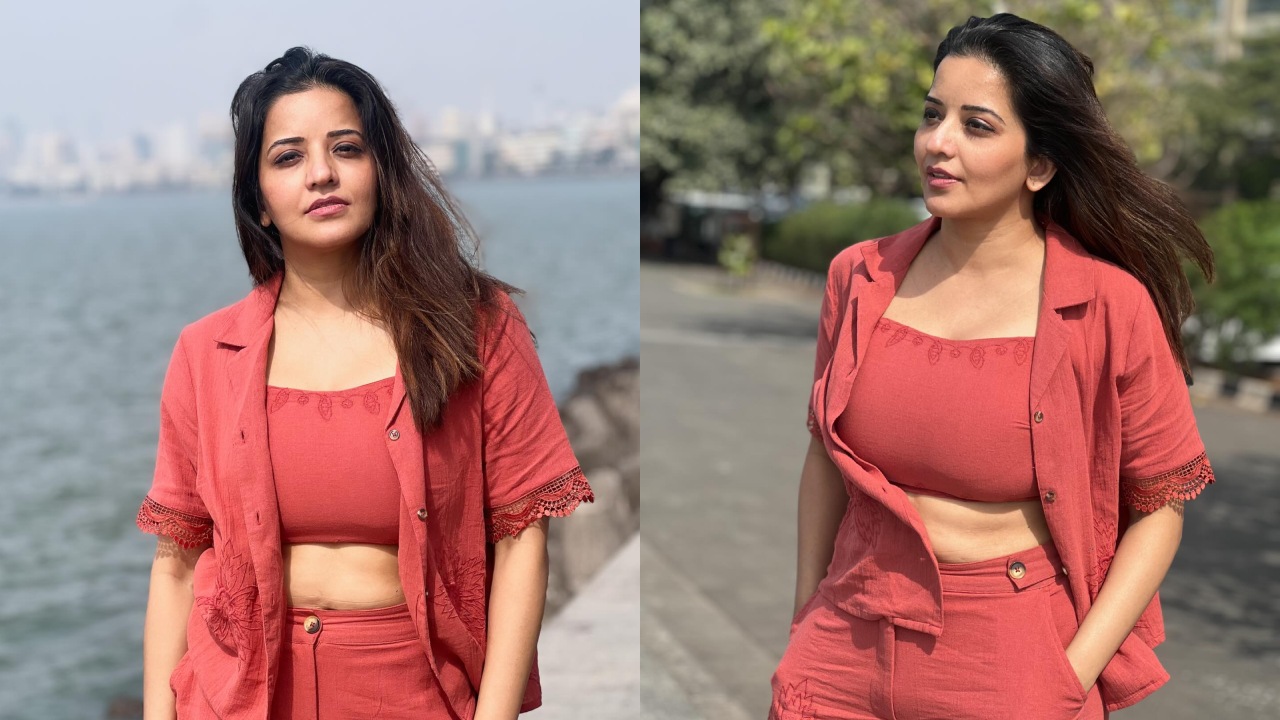 बदन पर को-ऑर्ड सेट सजाकर दरिया किनारे पहुंची मोनालिसा, फैंस हुए मदहोश