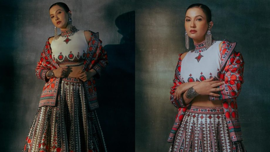 बोहेमियन लहंगे में गौहर खान ने किया कमाल, देखें लाजवाब लुक