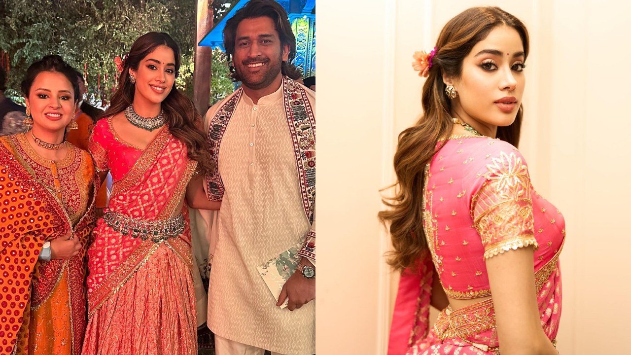 जामनगर में जान्हवी कपूर ने जमाया रंग, साझा की खास झलक