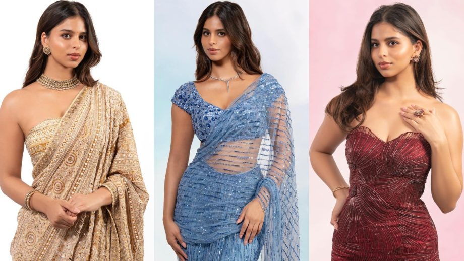 इंडो-वेस्टर्न लुक से सुहाना खान ने लूटी महफिल, देखें करिश्माई खुबसूरती इंडो-वेस्टर्न लुक से सुहाना खान ने लूटी महफिल, देखें करिश्माई खुबसूरती