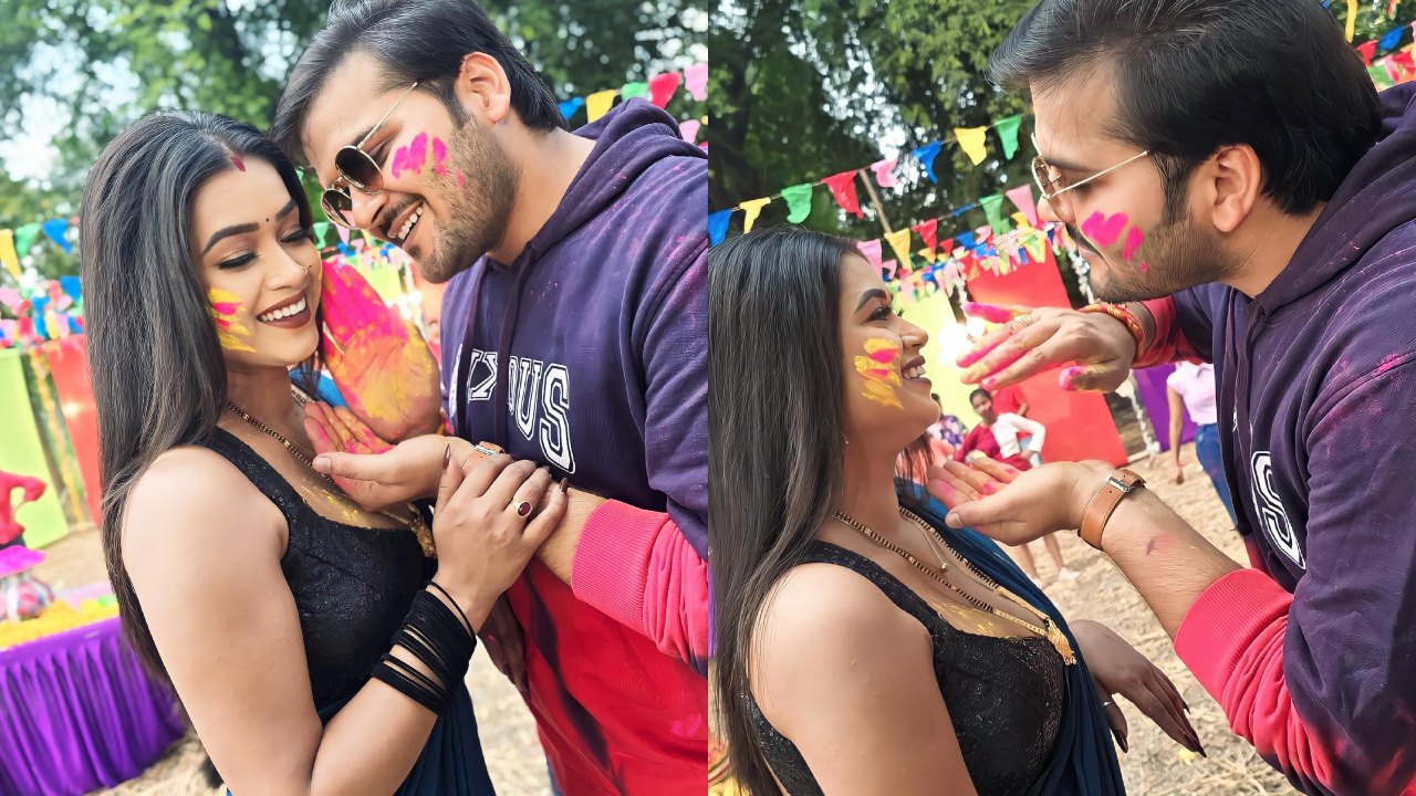 अरविंद और डिंपल के होली लुक ने इंटरनेट पर मचाया धूम, देखने को मिली प्यारी झलक