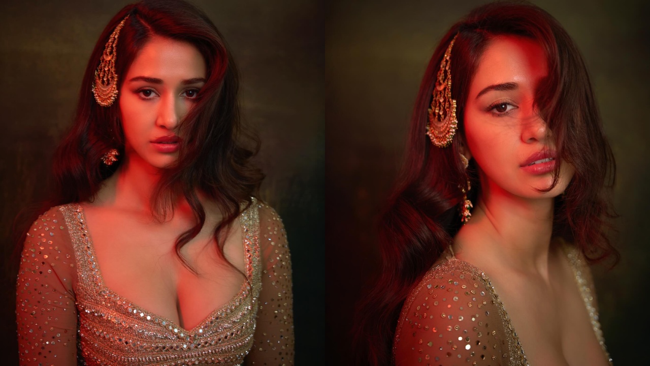 घरारा ड्रेस पहनकर दिशा पाटनी ने दिखाया अपना हुस्न, खूबसूरती देख फैंस हुए बेकाबू