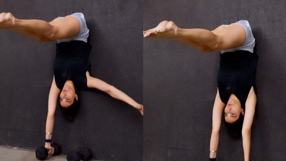 करिश्मा तन्ना का फिटनेस विडियो देख यूजर्स का चकराया सिर