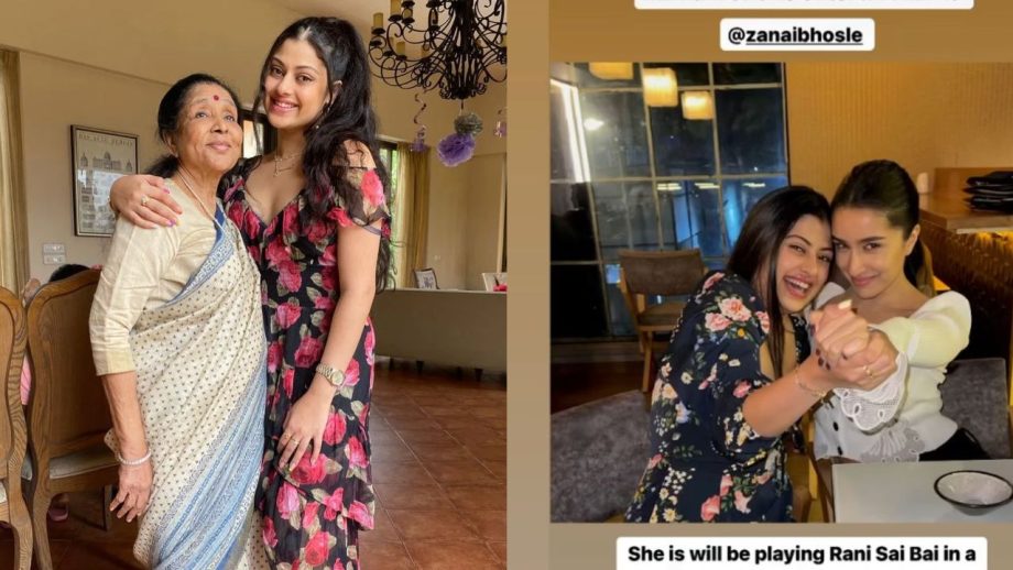 आशा भोसले की पोती जनाई भोसले ने बॉलीवुड में रखा कदम, श्रद्धा कपूर ने दी ढेर सारी बधाइयां आशा भोसले की पोती जनाई भोसले ने बॉलीवुड में रखा कदम, श्रद्धा कपूर ने दी ढेर सारी बधाइयां