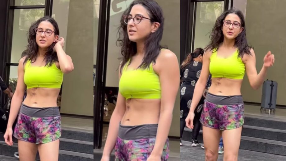 यूजर्स रिएक्शन: जिम लुक की आड़ में सारा अली खान ने दिखाया जलने का निशान ?यूजर्स ने किए तरह-तरह के कमेंट्स