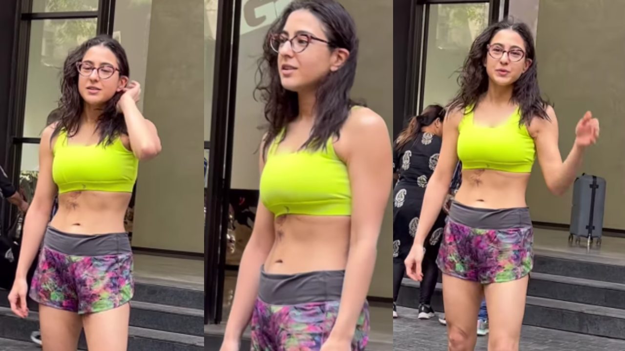 यूजर्स रिएक्शन: जिम लुक की आड़ में सारा अली खान ने दिखाया जलने का निशान ?यूजर्स ने किए तरह-तरह के कमेंट्स