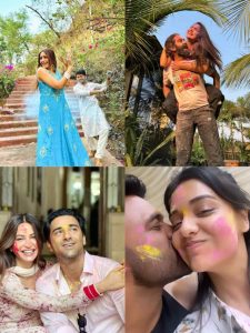 शादी के बाद अदाकाराओं की पहली होली!