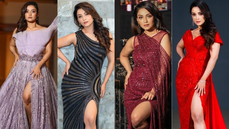 थाई-हाई स्लिट ड्रेस में बला की खूबसूरत लगती है अदा खान, देखें कमाल के लुक्स