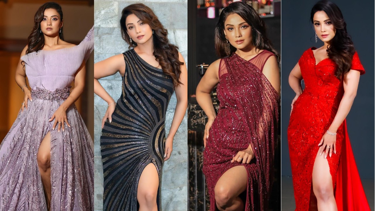 थाई-हाई स्लिट ड्रेस में बला की खूबसूरत लगती है अदा खान, देखें कमाल के लुक्स