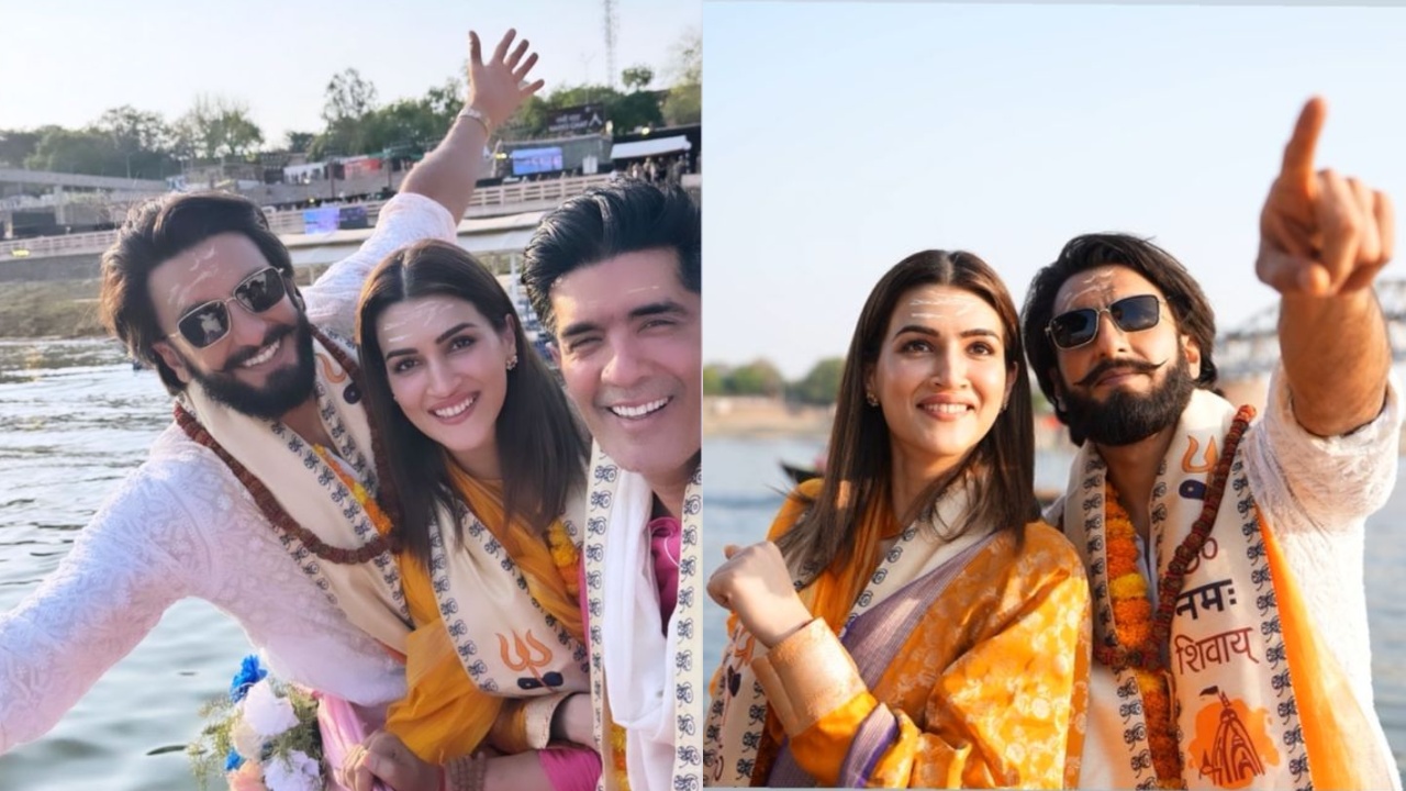 Manish Malhotra और Ranveer Singh के साथ काशी पहुंची Kriti Sanon, बाबा विश्वनाथ के दर पर टेका मत्था