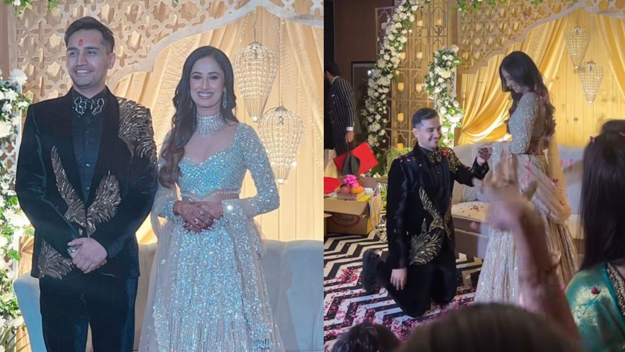 भाग्य लक्ष्मी फेम मायरा मिश्रा ने राजुल यादव संग रचाई सगाई; देखें वीडियो