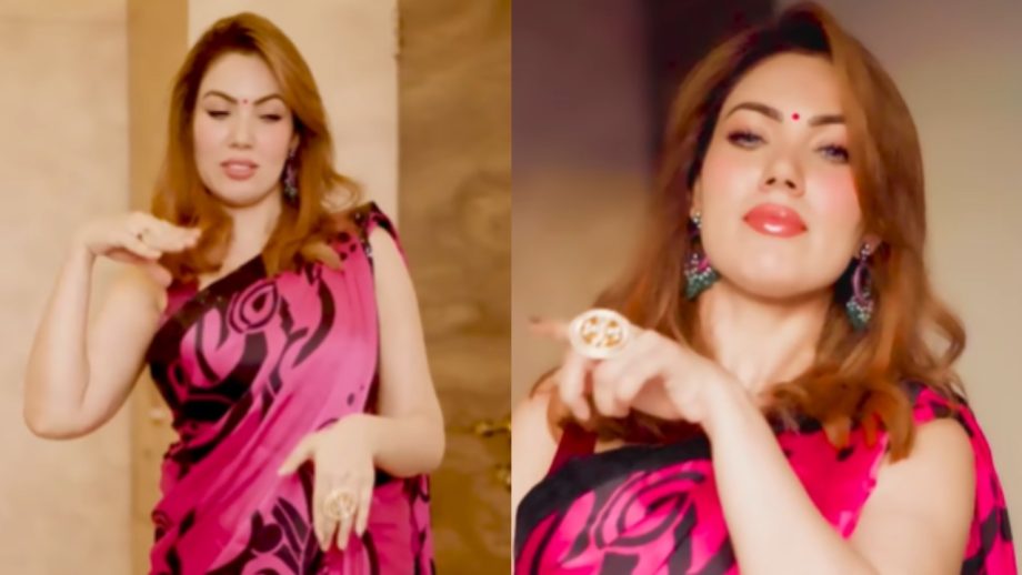 Munmun Dutta ने गुलाबी साड़ी में लगाए जमकर ठुमके, डांस के दीवाने हुए यूजर्स