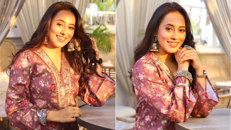 फ्लोरल सलवार सूट में कृतिका देसाई ने दिखाया समर लुक, खास पल की दी जानकारी