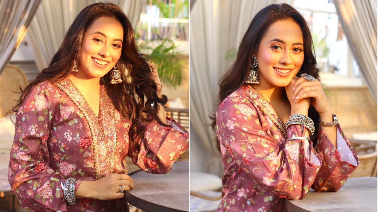 फ्लोरल सलवार सूट में कृतिका देसाई ने दिखाया समर लुक, खास पल की दी जानकारी