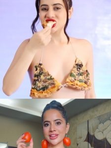 उर्फी जावेद के फैशन सेंस से नहीं बच सकी ये खाने की चीजें!