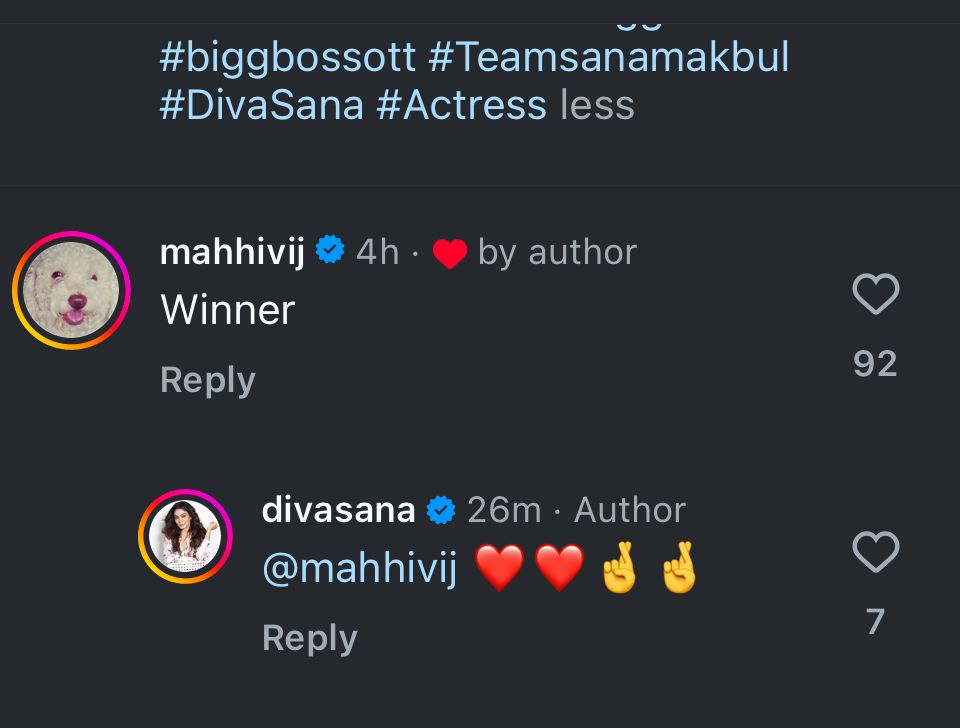 Bigg Boss OTT 3: लागी तुझसे लगन फेम माही विज ने सना मकबूल को बताया बिग बॉस विनर 49240