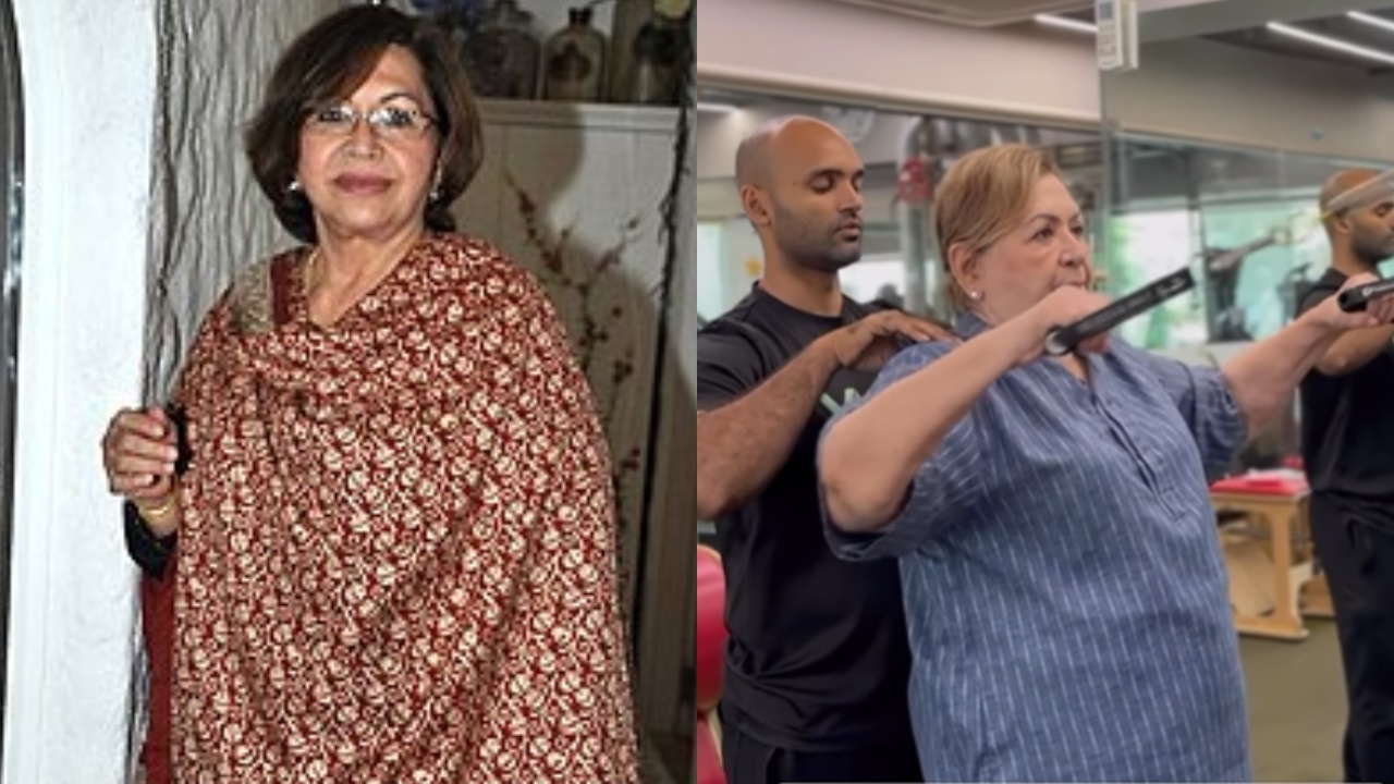 85 की उम्र हेलेन ने जिम में किया वर्कआउट, देखें वीडियो