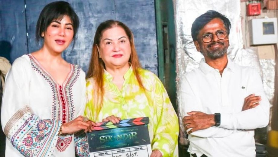 प्रोड्यूसर साजिद नाडियाडवाला की पत्नी वर्धा नाडियाडवाला ने सिकंदर के सेट से शेयर की तस्वीरें!