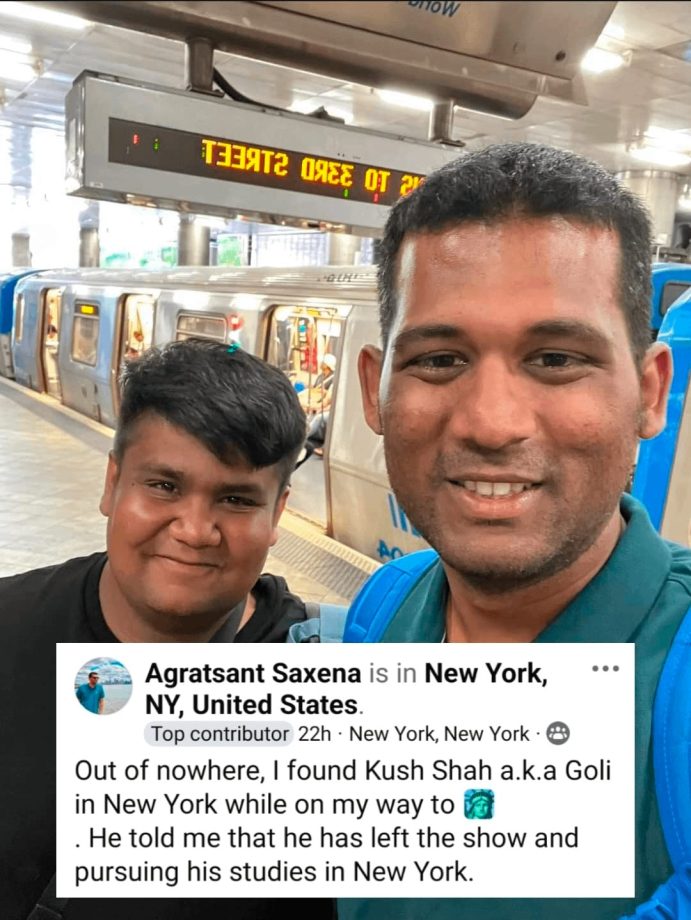 तारक मेहता का उल्टा चश्मा फेम कुश शाह ने छोड़ा शो, गोली के जाने से दर्शक हुए परेशान 48811