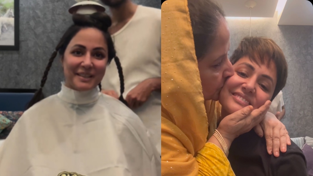 कैंसर से जूझ रही हिना खान ने बालों को किया कुर्बान, बेटी की ऐसी हालत देखकर फूट-फूटकर रोई मां