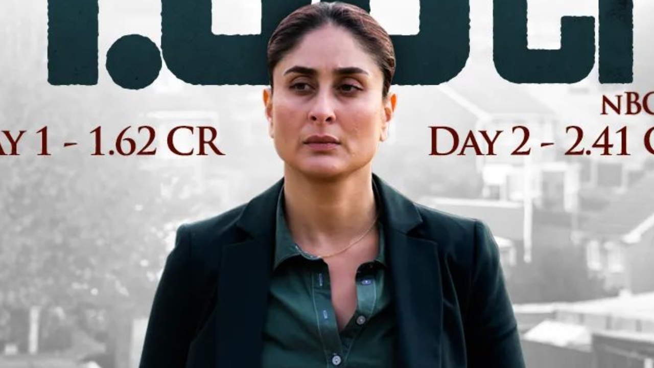 करीना कपूर खान की शानदार परफॉर्मेंस और जबरदस्त वर्ड ऑफ माउथ से ‘द बकिंघम मर्डर्स’ में दूसरे दिन आई 90% की उछाल, अपने नाम की टोटल ₹4.03 करोड़ की कमाई!