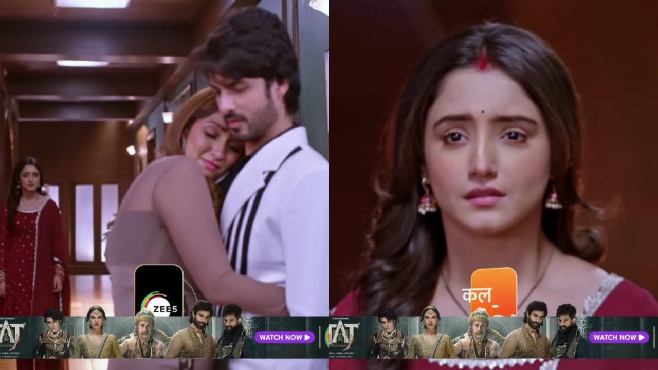 कुमकुम भाग्य सीरियल स्पॉइलर: ओह नो! पूर्वी ने आरवी और मोनिशा को गले मिलते हुए पकड़ लिया