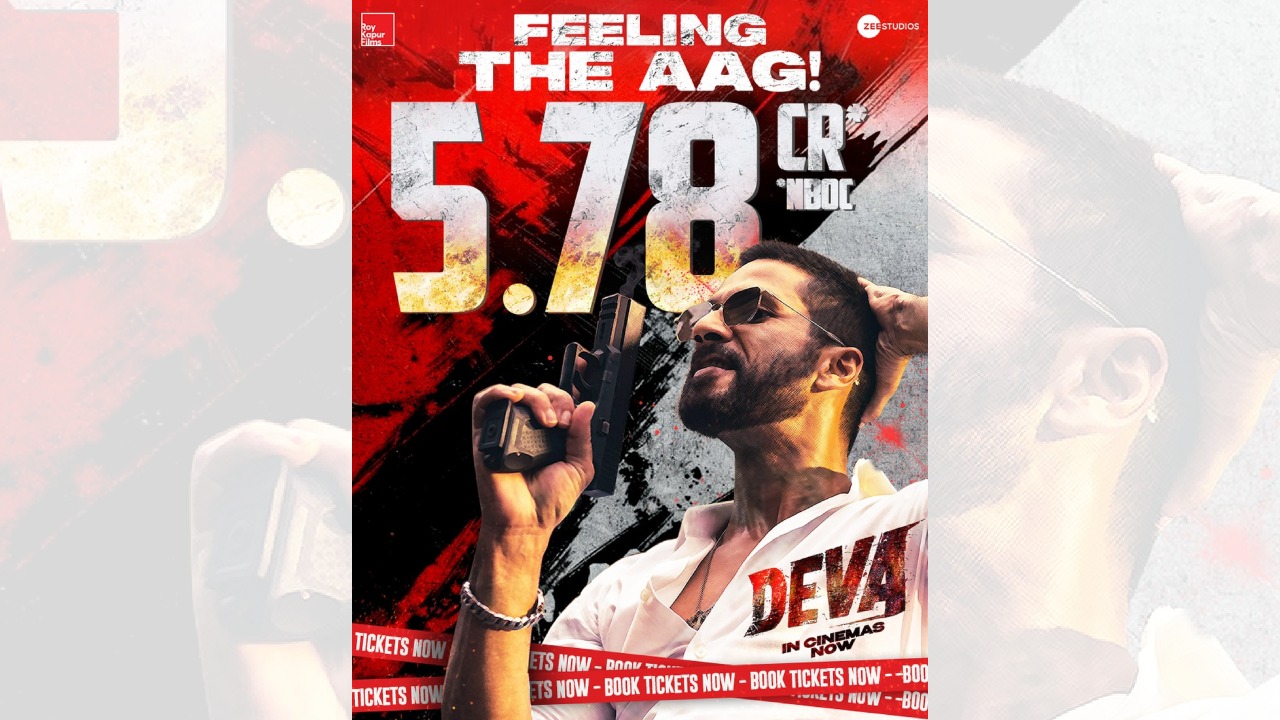 शाहिद कपूर और पूजा हेगड़े की ‘देवा’ ने की दमदार शुरुआत, पहले दिन कमाए ₹5.78 करोड़, 2025 की दूसरी सबसे बड़ी ओपनिंग!