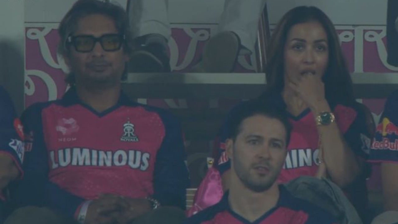 कुमार संगकारा के साथ मलायका अरोड़ा की आईपीएल उपस्थिति ने अफवाहों को हवा दी