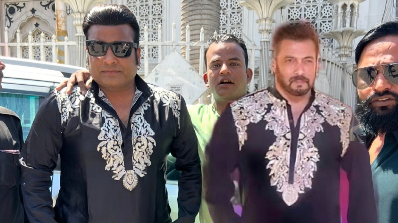 सलमान खान का हमशक्ल लखनऊ में सड़क नाकेबंदी और गन वीडियो को लेकर गिरफ्तार