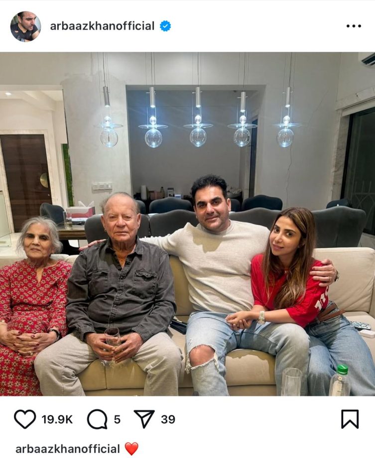 अरबाज खान ने शेयर की खूबसूरत फैमिली फोटो; गर्भावस्था की अफवाहें उड़ती हैं 57670