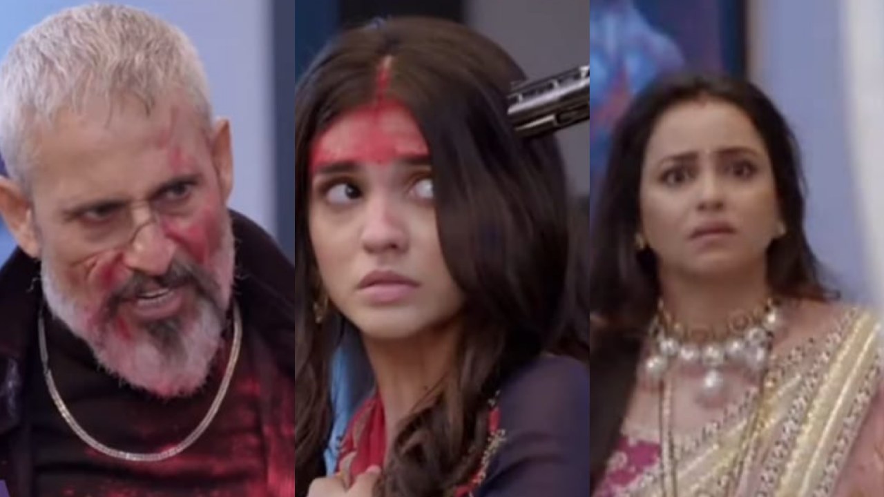 कुमकुम भाग्य सीरियल स्पॉइलर: शिवांश को बचाने के लिए स्मिता आती है, हत्यारा प्रार्थना पर बंदूक तानता है