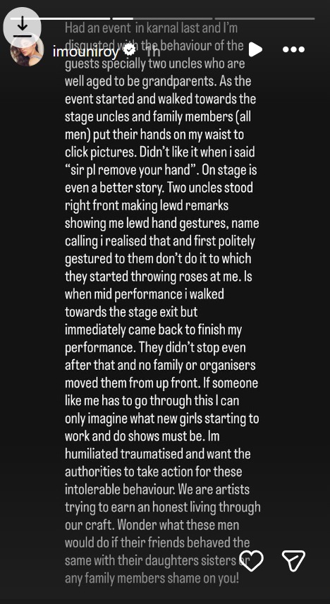 हरियाणा वेडिंग इवेंट में मौनी रॉय को परेशान किया गया 61871